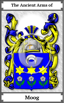 Moog Family Crest Download (JPG)  Book Plated - 150 DPI