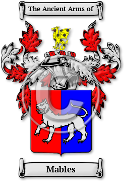 Mables Family Crest Download (jpg) Legacy Series - 150 DPI