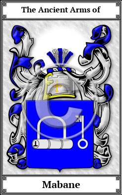 Mabane Family Crest Download (JPG)  Book Plated - 150 DPI