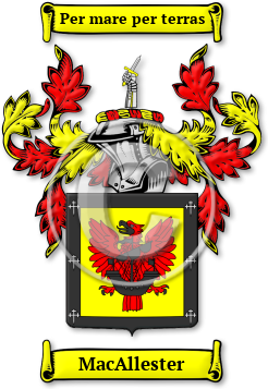 MacAllester Family Crest Download (jpg) Legacy Series - 150 DPI