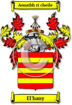 El'hany Family Crest Download (jpg) Legacy Series - 150 DPI