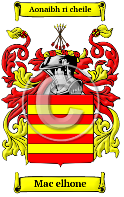 Mac elhone Family Crest/Coat of Arms