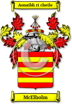 McElholm Family Crest Download (jpg) Legacy Series - 150 DPI