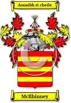 McIlhinney Family Crest Download (jpg) Legacy Series - 150 DPI