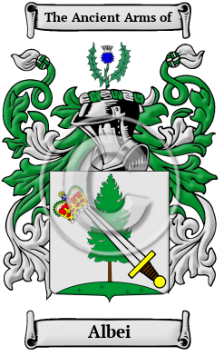 Albei Family Crest/Coat of Arms