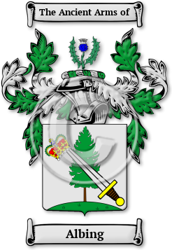 Albing Family Crest Download (JPG) Legacy Series - 600 DPI