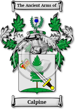 Calpine Family Crest Download (jpg) Legacy Series - 150 DPI