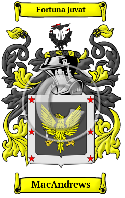 MacAndrews Family Crest/Coat of Arms