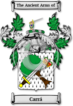Carrá Family Crest Download (JPG) Legacy Series - 600 DPI