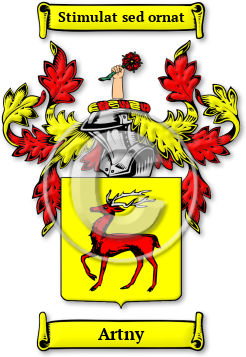 Artny Family Crest Download (jpg) Legacy Series - 150 DPI