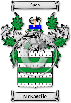 McKascile Family Crest Download (jpg) Legacy Series - 150 DPI