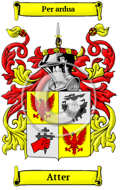 Atter Family Crest Download (JPG) Heritage Series - 600 DPI