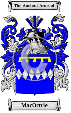 MacOrtrie Family Crest/Coat of Arms