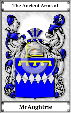 McAughtrie Family Crest Download (JPG) Book Plated - 600 DPI