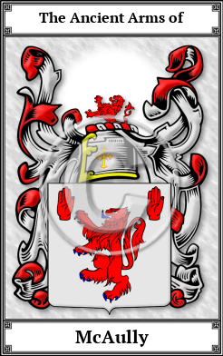 McAully Family Crest Download (JPG)  Book Plated - 150 DPI
