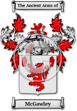 McGawley Family Crest Download (jpg) Legacy Series - 150 DPI
