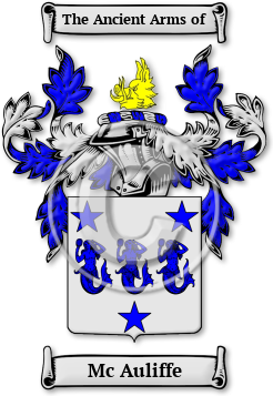 Mc Auliffe Family Crest Download (JPG) Legacy Series - 600 DPI