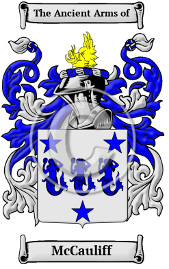 McCauliff Family Crest Download (JPG) Heritage Series - 600 DPI