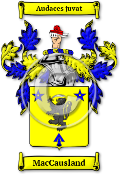 MacCausland Family Crest Download (jpg) Legacy Series - 150 DPI