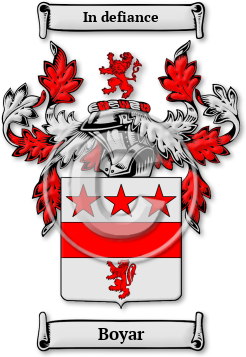 Boyar Family Crest Download (jpg) Legacy Series - 150 DPI
