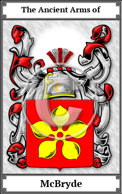 McBryde Family Crest Download (JPG)  Book Plated - 150 DPI