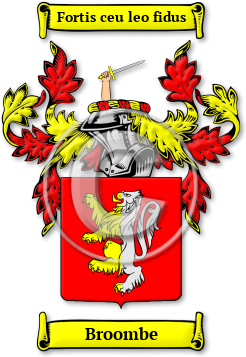 Broombe Family Crest Download (JPG) Legacy Series - 600 DPI