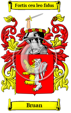 Bruan Family Crest Download (JPG) Heritage Series - 600 DPI