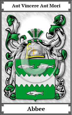 Abbee Family Crest Download (JPG)  Book Plated - 150 DPI