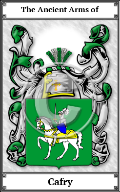 Cafry Family Crest Download (JPG) Book Plated - 600 DPI
