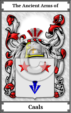 Caals Family Crest Download (JPG)  Book Plated - 150 DPI