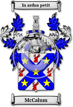 McCalum Family Crest Download (jpg) Legacy Series - 150 DPI