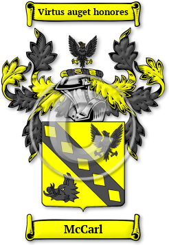 McCarl Family Crest Download (jpg) Legacy Series - 150 DPI
