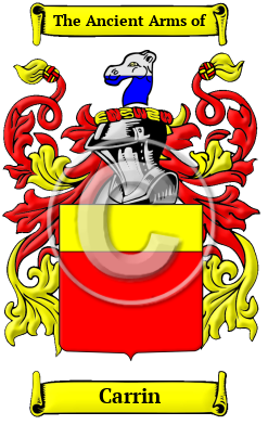 Carrin Family Crest Download (JPG) Heritage Series - 600 DPI
