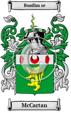 McCartan Family Crest Download (JPG) Heritage Series - 600 DPI