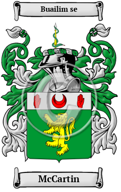 McCartin Family Crest Download (JPG) Heritage Series - 600 DPI