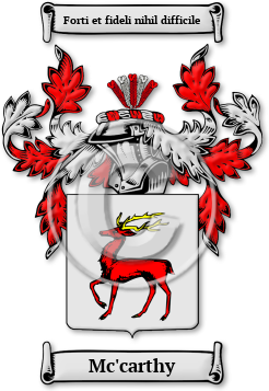 Mc'carthy Family Crest Download (jpg) Legacy Series - 150 DPI