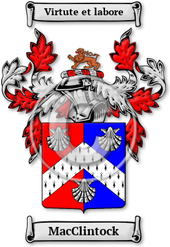 MacClintock Family Crest Download (jpg) Legacy Series - 150 DPI