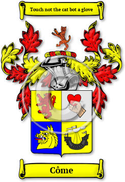 Côme Family Crest Download (JPG) Legacy Series - 600 DPI