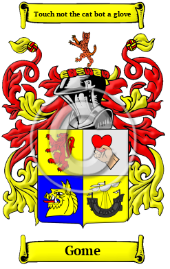 Gome Family Crest Download (JPG) Heritage Series - 600 DPI