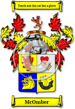 McOmber Family Crest Download (jpg) Legacy Series - 150 DPI