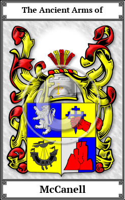 McCanell Family Crest Download (JPG) Book Plated - 600 DPI