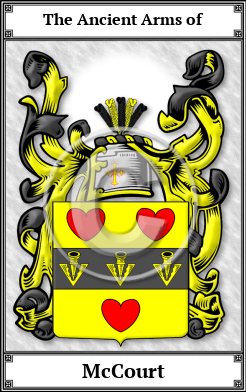 McCourt Family Crest Download (JPG)  Book Plated - 150 DPI