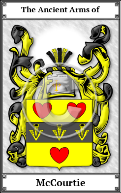 McCourtie Family Crest Download (JPG)  Book Plated - 150 DPI