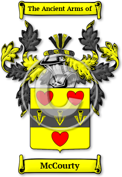 McCourty Family Crest Download (jpg) Legacy Series - 150 DPI