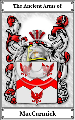 MacCarmick Family Crest Download (JPG)  Book Plated - 150 DPI