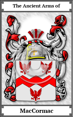 MacCormac Family Crest Download (JPG)  Book Plated - 150 DPI
