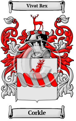 Corkle Family Crest/Coat of Arms