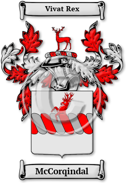 McCorqindal Family Crest Download (jpg) Legacy Series - 150 DPI
