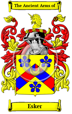 Esker Name Meaning Family History Family Crest Coats Of Arms