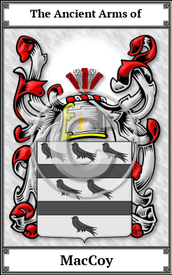 MacCoy Family Crest Download (JPG) Book Plated - 600 DPI